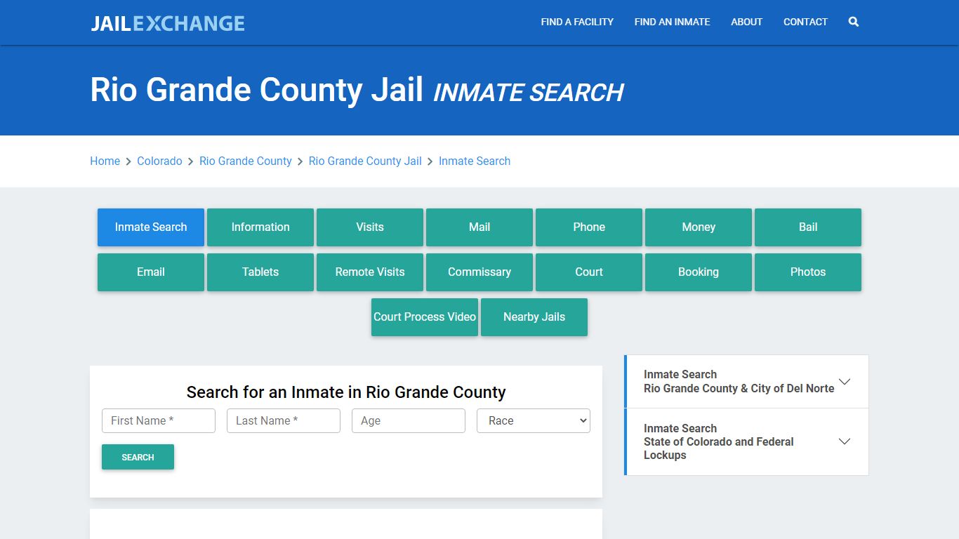 Rio Grande County Jail, CO Inmate Search: Roster & Mugshots