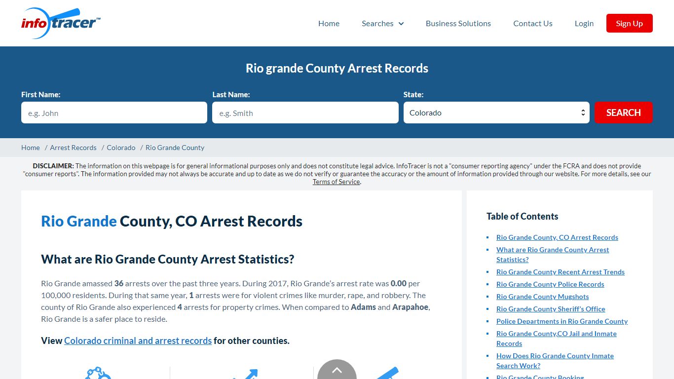 Rio Grande County, CO Arrests, Mugshots & Jail Records - InfoTracer